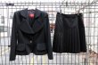 画像1: 【Vivienne Westwood ヴィヴィアン ウエストウッド】ラブジャケット＋プリーツスカート セットアップ BLACK (1)