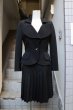 画像11: 【Vivienne Westwood ヴィヴィアン ウエストウッド】ラブジャケット＋プリーツスカート セットアップ BLACK (11)