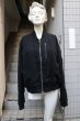 画像8: 【DRESSEDUNDRESSED ドレスドアンドレスド】レイヤーデザインMA-1ジャケット BLACK (8)