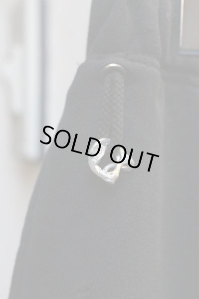 画像3: 【NADA. ナダ】レイヤーデザインダメージスウェットパンツ BLACK (3)