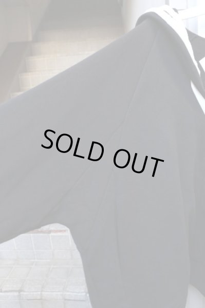 画像3: 【BALMUNG バルムング】セーラースウェットブルゾン 黒 (3)