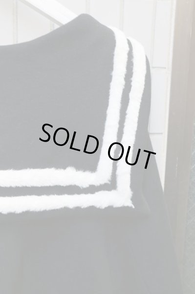 画像6: 【BALMUNG バルムング】セーラースウェットブルゾン 黒 (6)