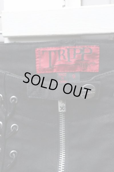 画像5: 【TRIPP NYC トリップ ニューヨークシティ】レースアップスキニーパンツ BLACK (5)