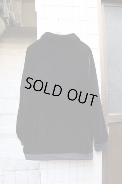 画像2: 【LIBITUM ad LIB リビトゥムアドリブ】velour coach jacket 別珍コーチジャケット (2)