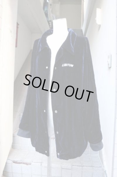 画像9: 【LIBITUM ad LIB リビトゥムアドリブ】velour coach jacket 別珍コーチジャケット (9)
