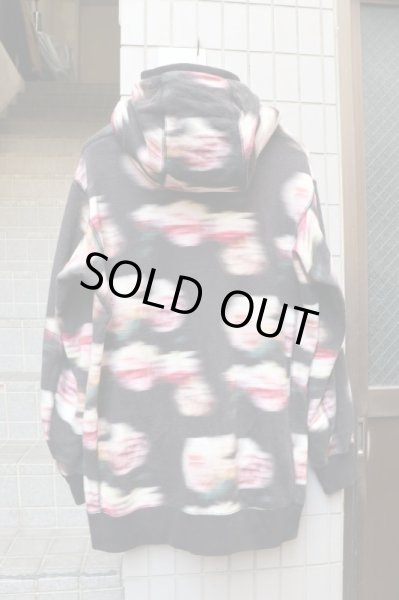 画像3: 【LAD MUSICIAN ラッドミュージシャン】ローズ柄ハイネックスウェットパーカー (3)