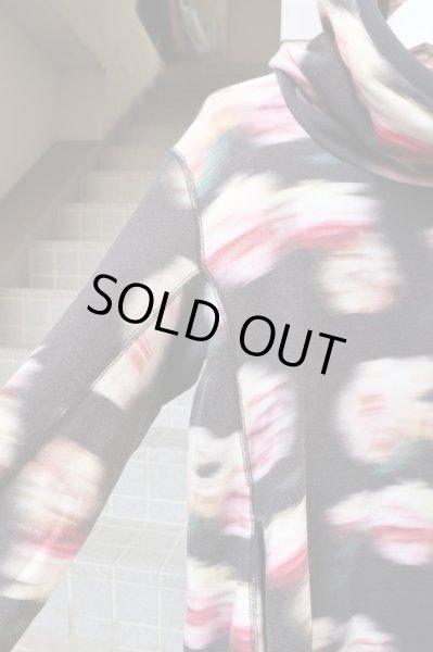 画像4: 【LAD MUSICIAN ラッドミュージシャン】ローズ柄ハイネックスウェットパーカー (4)