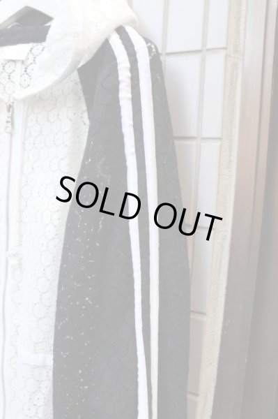 画像4: 【NIIMI ニーミ】ジャージライン総レース地ビッグパーカーブルゾン (4)