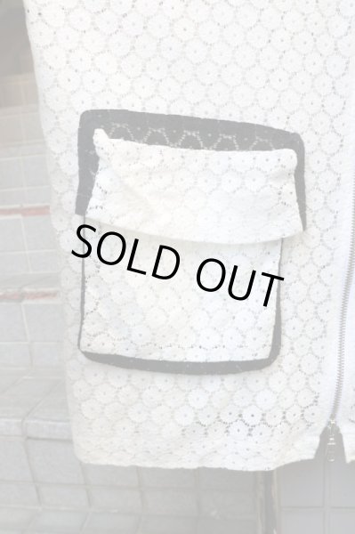 画像5: 【NIIMI ニーミ】ジャージライン総レース地ビッグパーカーブルゾン (5)