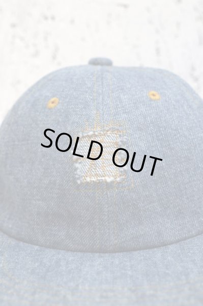 画像2: 【SASQUATCH fabrix サスクワッチファブリックス】D.I.Y DENIM CAP リペアデザインキャップ (2)