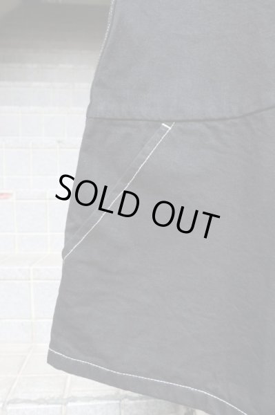 画像4: 【KIDILL キディル】袴ワイドデニムパンツ BLACK (4)