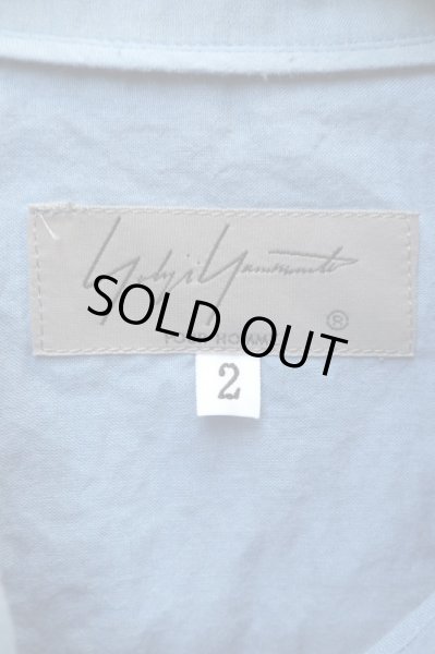 画像9: 【Yohji Yamamoto POUR HOMME ヨウジヤマモト プールオム】レイヤーデザイン長袖シャツ (9)