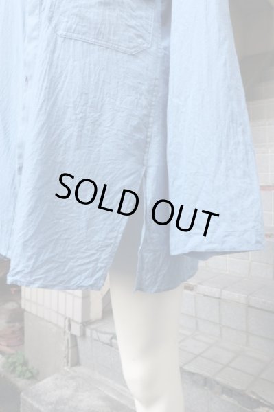 画像8: 【Yohji Yamamoto POUR HOMME ヨウジヤマモト プールオム】レイヤーデザイン長袖シャツ (8)