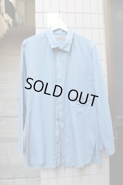 画像3: 【Yohji Yamamoto POUR HOMME ヨウジヤマモト プールオム】レイヤーデザイン長袖シャツ (3)