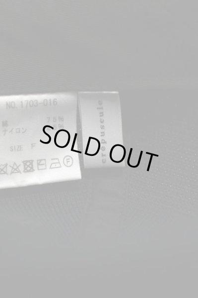 画像5: 【crepuscule クレプスキュール】ニットベースボールキャップ BLACK (5)