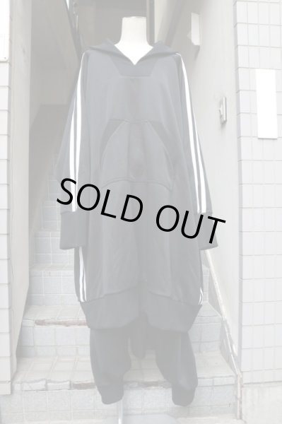 画像8: 【niitu ニーツ】ジャージサルエルパンツ BLACK (8)