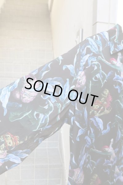 画像3: 【KIDILL キディル】バタリアン柄長袖アロハシャツ (3)