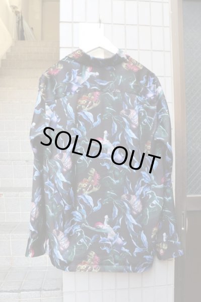 画像4: 【KIDILL キディル】バタリアン柄長袖アロハシャツ (4)