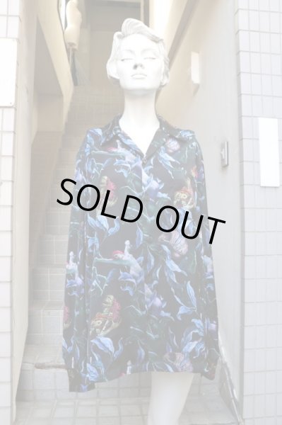 画像7: 【KIDILL キディル】バタリアン柄長袖アロハシャツ (7)