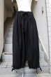 画像6: 【Yohji Yamamoto POUR HOMME ヨウジヤマモト プールオム】Front Open Tuck Pants バルーンワイドパンツ BLACK (6)