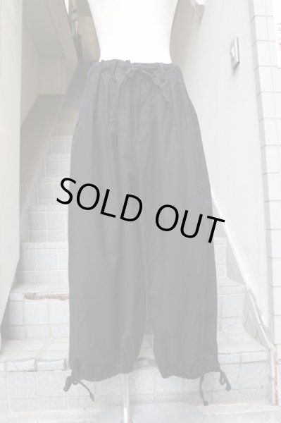 画像6: 【Yohji Yamamoto POUR HOMME ヨウジヤマモト プールオム】Front Open Tuck Pants バルーンワイドパンツ BLACK (6)