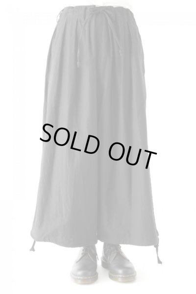 画像7: 【Yohji Yamamoto POUR HOMME ヨウジヤマモト プールオム】Front Open Tuck Pants バルーンワイドパンツ BLACK (7)