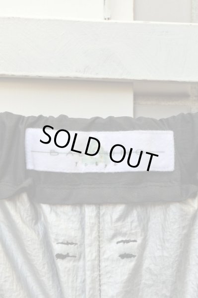 画像7: 【BALMUNG バルムング】ボロスリットワイドパンツ BLACK (7)