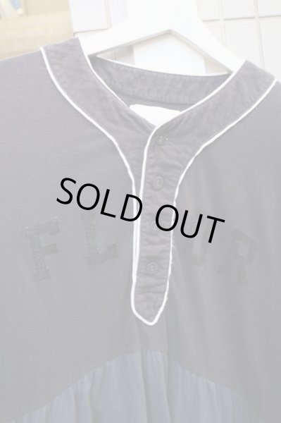 画像6: 【bedsidedrama ベッドサイドドラマ】ベースボールシャツワンピース (6)