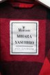 画像8: 【Maison MIHARA YASUHIRO メゾン ミハラヤスヒロ】パッチ装飾半袖ビッグネルシャツ RED×BLACK (8)
