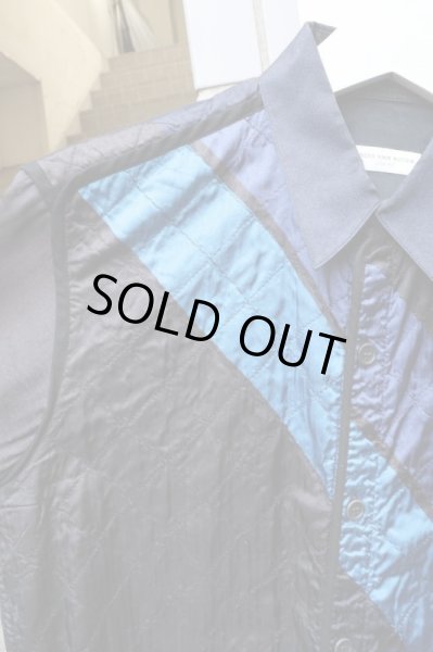 画像4: 【DRIES VAN NOTEN ドリスヴァンノッテン】キルティングデザイン長袖シャツ (4)