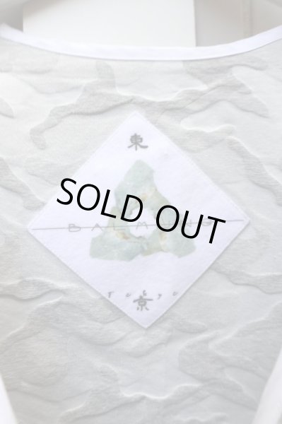 画像7: 【BALMUNG バルムング】迷彩ジャガードビッグTシャツ グレー (7)