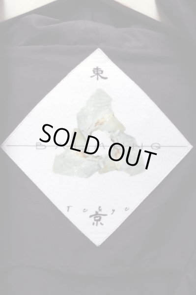 画像5: 【BALMUNG バルムング】バックプリントフーテッドコート 塗替 BLACK (5)