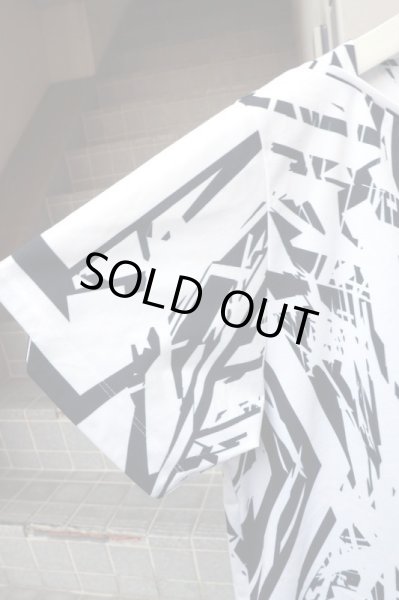 画像3: 【壱吾弐工機 カザフタコウキ】グラフィック柄半袖カットソー WHITE (3)