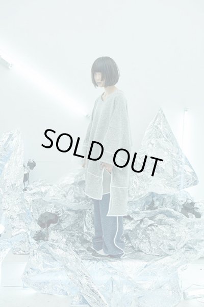 画像10: 【BALMUNG バルムング】バックフラップオーバーサイズカットソー グレー (10)