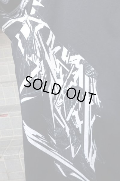 画像4: 【壱吾弐工機 カザフタコウキ】グラフィック柄半袖カットソー BLACK (4)