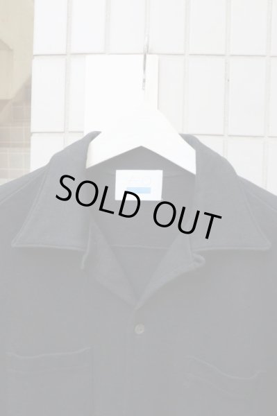 画像3: 【AO アオ】ANARCY SHIRT BLACK アナーキー刺繍開襟シャツ (3)