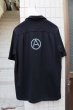 画像4: 【AO アオ】ANARCY SHIRT BLACK アナーキー刺繍開襟シャツ (4)