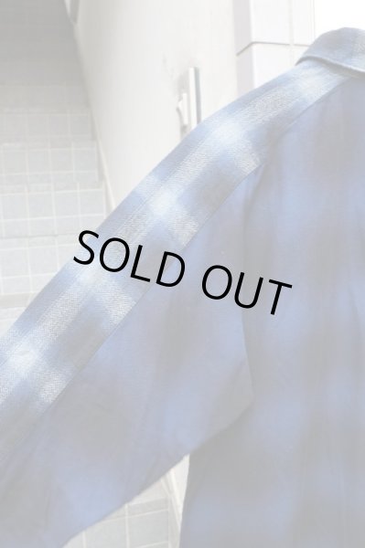 画像4: 【elephant TRIBAL fabrics エレファントトライバルファブリックス】シャドーチェック柄切替デザインネルシャツ (4)