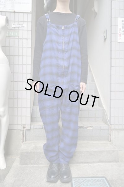 画像7: 【AO アオ】ライトネル地ジッパーデザインサロペット (7)