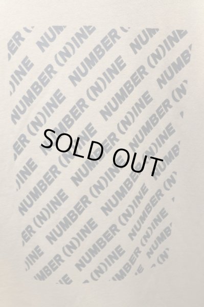 画像7: 【NUMBER NINE DENIM ナンバーナイン デニム】ロゴ刺繍＆バックプリントビッグスウェット ベージュ (7)