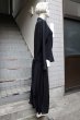 画像2: 【ha za ma ハザマ】ドッキングデザイン羽織りジャケット BLACK (2)