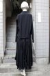 画像3: 【ha za ma ハザマ】ドッキングデザイン羽織りジャケット BLACK (3)