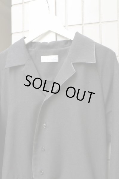 画像7: 【ha za ma ハザマ】ドッキングデザイン羽織りジャケット BLACK (7)