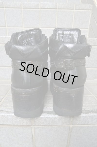 画像4: 【Shinya yamaguchi シンヤヤマグチ】ロングトールアニー ウェッジソール型厚底シューズ (4)