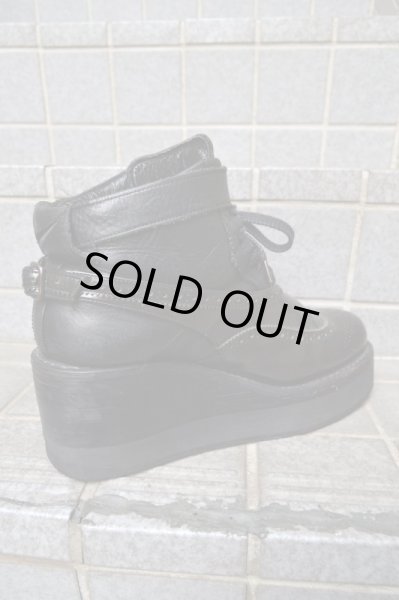 画像5: 【Shinya yamaguchi シンヤヤマグチ】ロングトールアニー ウェッジソール型厚底シューズ (5)