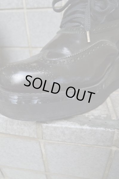 画像8: 【Shinya yamaguchi シンヤヤマグチ】ロングトールアニー ウェッジソール型厚底シューズ (8)