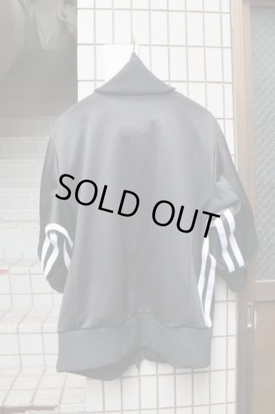 画像2: 【niitu ニーツ】キモノジャージブルゾン ブラック (2)