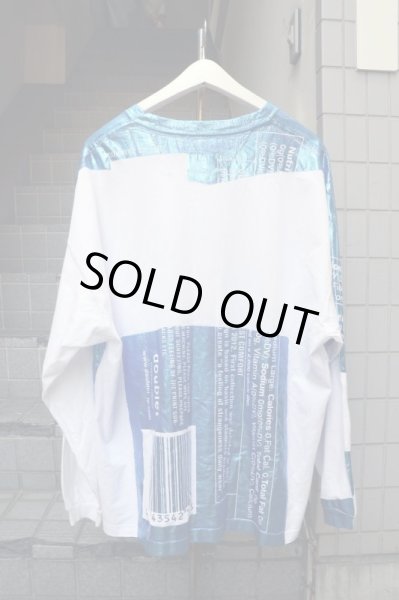 画像2: 【doublet ダブレット】箔プリント長袖カットソー (2)