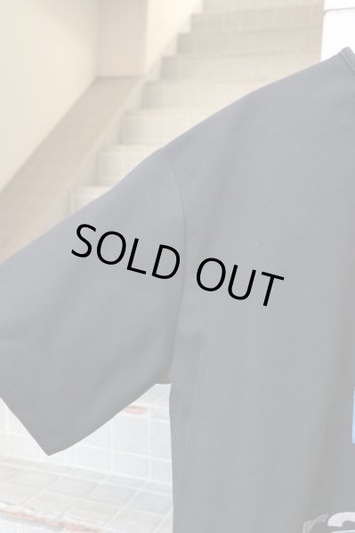 画像3: 【chloma クロマ】üT-BLACK ungravity刺繍ワイドプルオーバートップス BLACK (3)