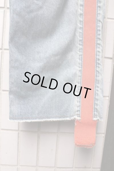 画像4: 【JIeDa ジエダ】サイドラインデニムパンツ BLUE (4)